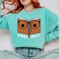 Seminary Grad Graduation Bible Theology Nerd Premium Comfort Colors Sweatshirt Chalky Mint