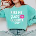 Sen18r Shirt Senior 2018 Graduation Kiss Lips Comfort Colors Sweatshirt Chalky Mint