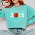 Senior 2019 Basketball Shirt Graduation Class Of 2019 Stars Comfort Colors Sweatshirt Chalky Mint