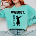 Senior 2019 Grad College High School Graduation Comfort Colors Sweatshirt Chalky Mint