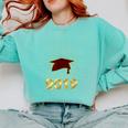 Senior 2019 Graduation Shirt Burgundy Gold Class Colors G23 Comfort Colors Sweatshirt Chalky Mint