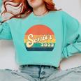 Senior 2023 Graduation My Last First Day Of Class Of 2023 Comfort Colors Sweatshirt Chalky Mint