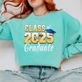 Senior 2025 Class Of 2025 Senior Graduate 2025 Graduation Comfort Colors Sweatshirt Chalky Mint