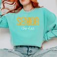 Senior 2025 Graduation Class Of 2025 Senior Men Women Comfort Colors Sweatshirt Chalky Mint