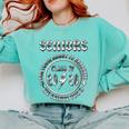 Senior 2026 Iconic Classic Rock Graduation Retro Comfort Colors Sweatshirt Chalky Mint