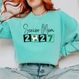 Senior 2027 Soccer Mom Final Season Class Of 2027 Graduation Comfort Colors Sweatshirt Chalky Mint