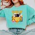 Senior 31 Class Of 2031 Back To School Graduation 2031 Comfort Colors Sweatshirt Chalky Mint