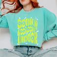 Senior Assassin Winner School Graduation Water Game Comfort Colors Sweatshirt Chalky Mint