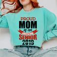 Senior Class Of 2019 Tshirt Graduation Awesome Mom Comfort Colors Sweatshirt Chalky Mint