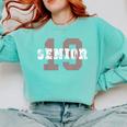 Senior Class Of 2019 Graduation Graduate School Comfort Colors Sweatshirt Chalky Mint