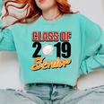 Senior Class Of 2019 Tshirt Graduation School Baseball Comfort Colors Sweatshirt Chalky Mint