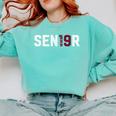 Senior Class Of 2019 Graduation Shirt Graduate Comfort Colors Sweatshirt Chalky Mint