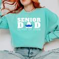 Senior Dad 2026 Class Of 2026 Graduation Comfort Colors Sweatshirt Chalky Mint
