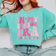 In My Senior Era Class Of 2026 Retro Senior 2026 Graduation Comfort Colors Sweatshirt Chalky Mint