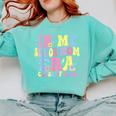 In My Senior Era Mom Class Of 2025 Senior 2025 Graduation Comfort Colors Sweatshirt Chalky Mint