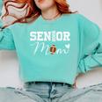 Senior Mom 2026 Football Mommy Class Of 2026 Graduation Comfort Colors Sweatshirt Chalky Mint