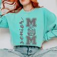 Senior Mom 2026 Wrestling Athlete Proud Parent Graduation Comfort Colors Sweatshirt Chalky Mint
