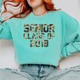 Seniors 2019 Class TShirt Camo Print T-Shirt Graduation Gift Comfort Colors Sweatshirt Chalky Mint