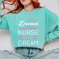 Sexy Freakin' Nurse Nursing T Shirt For RN Graduation Comfort Colors Sweatshirt Chalky Mint