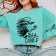 Sheep Baa Crow Caw Back Off Pun Tee For Introverts & Teens Comfort Colors Sweatshirt Chalky Mint Sheep Baa Crow Caw Back Off Pun Tee For Introverts & Teens Comfort Colors Sweatshirt Chalky Mint
