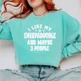 Sheepadoodle Fur Parent Sheeppoo Lover Dog Owner Introvert Comfort Colors Sweatshirt Chalky Mint Sheepadoodle Fur Parent Sheeppoo Lover Dog Owner Introvert Comfort Colors Sweatshirt Chalky Mint