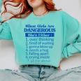 Silent Girls Are Dangerous T For Quiet Introvert Girl Comfort Colors Sweatshirt Chalky Mint Silent Girls Are Dangerous T For Quiet Introvert Girl Comfort Colors Sweatshirt Chalky Mint