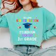 So Long Kindergarten Graduation Look Out 1st Grade 2025 Kids Premium Tri-Blend Comfort Colors Sweatshirt Chalky Mint