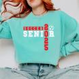 Soccer Senior Night Soccer Senior 2025 Graduation 5 Comfort Colors Sweatshirt Chalky Mint