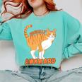 SOCIALLY AWKWARD FUNNY CAT ANTISOCIAL INTROVERT WEIRD Comfort Colors Sweatshirt Chalky Mint SOCIALLY AWKWARD FUNNY CAT ANTISOCIAL INTROVERT WEIRD Comfort Colors Sweatshirt Chalky Mint