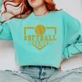 Softball Senior Night Softball Senior 2025 Graduation 20 Comfort Colors Sweatshirt Chalky Mint