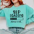 Speech Pathologist Loading 2021 Graduation Speech Therapist Comfort Colors Sweatshirt Chalky Mint
