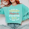 Statistics Major Student Shirt Graduation College Comfort Colors Sweatshirt Chalky Mint