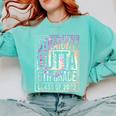 Straight Outta 6th Grade Class Of 2022 School Graduation Comfort Colors Sweatshirt Chalky Mint