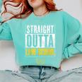Straight Outta Law School Graduation Tshirt Law School Comfort Colors Sweatshirt Chalky Mint