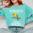 Sun Conure Introvert Parrot Bird Sun Conure Comfort Colors Sweatshirt Chalky Mint Sun Conure Introvert Parrot Bird Sun Conure Comfort Colors Sweatshirt Chalky Mint