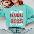 Super Proud Grandad Of 2025 Graduate Graduation Family Premium Comfort Colors Sweatshirt Chalky Mint