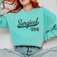 Surgical Technologist Shirt 2018 Graduation Comfort Colors Sweatshirt Chalky Mint