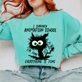 I Survived Animation School Graduation 2026 Comfort Colors Sweatshirt Chalky Mint