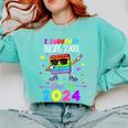 I Survived Nursing School Of 2024 Student Graduation 2024 Comfort Colors Sweatshirt Chalky Mint