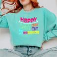 Sweet Happy Last Day Of 3rd Grade Kids Graduation T Comfort Colors Sweatshirt Chalky Mint