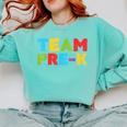 Team Pre-K Shirt Teacher Boy Girl Back To School Graduation Comfort Colors Sweatshirt Chalky Mint