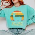 Test Day No Probllama Silhouette Teacher Student Graduation Comfort Colors Sweatshirt Chalky Mint
