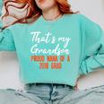 That's My Grandson 2018 Graduation Shirt For Grad Nanas Comfort Colors Sweatshirt Chalky Mint