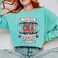 Tough Crazy CNA Product Great For CNA Nurse Graduation Comfort Colors Sweatshirt Chalky Mint