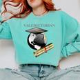 Valedictorian University Of Hard Knocks Graduation Tshirt Comfort Colors Sweatshirt Chalky Mint