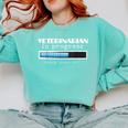 Veterinarian Progress Vet Graduation DVM Comfort Colors Sweatshirt Chalky Mint