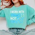 Veterinarian Vet Tech Week Graduation Thank You Birthday Comfort Colors Sweatshirt Chalky Mint