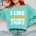 Video Editor Introvert Editing Production Filmmaking Job Comfort Colors Sweatshirt Chalky Mint
