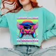 Video Gamer Graduate Graduation Grad Gaming Comfort Colors Sweatshirt Chalky Mint