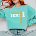 Volleyball Senior Night Volleyball Senior 2025 Graduation 8 Comfort Colors Sweatshirt Chalky Mint